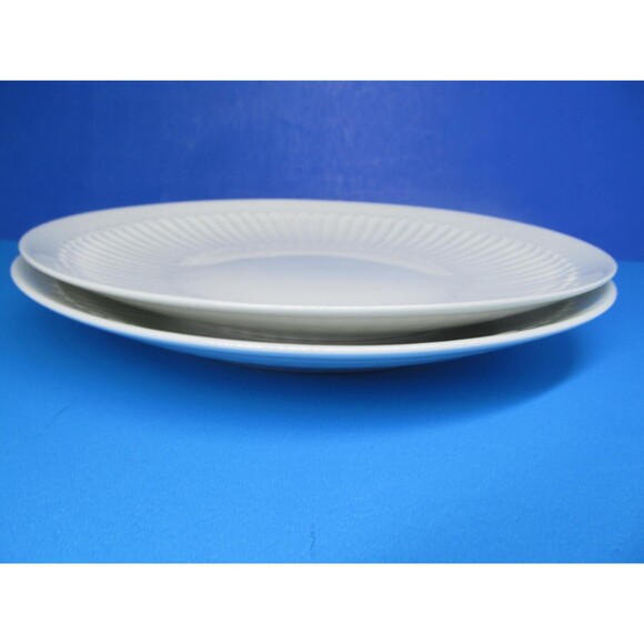 Jean Lewis Coquet Limoges France Vintage Set Of 2 White 8" Salad Plates VGC - Picture 6 of 9